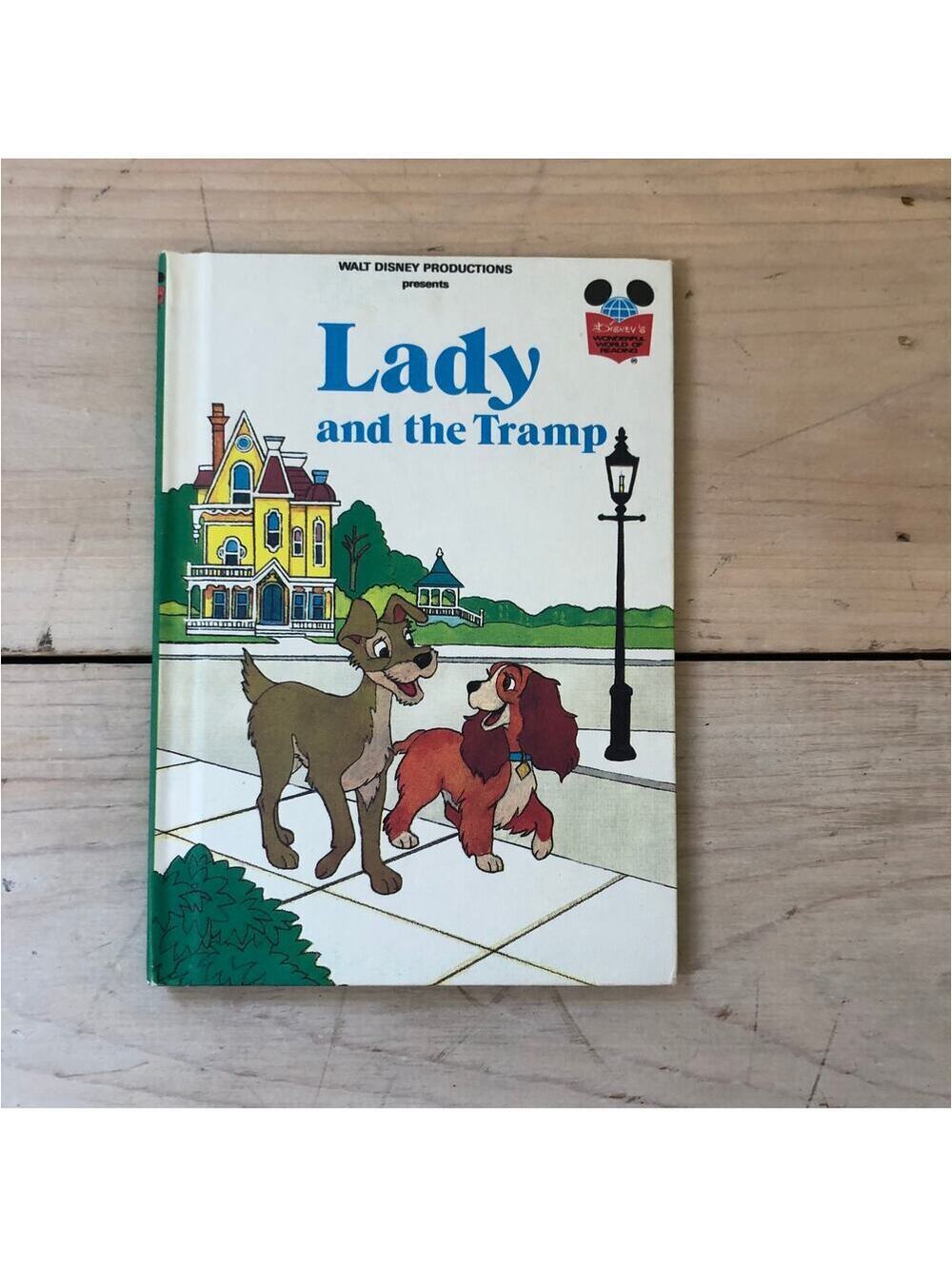 Disney Grolier Vintage 1980s Lady and the Tramp Children's Book